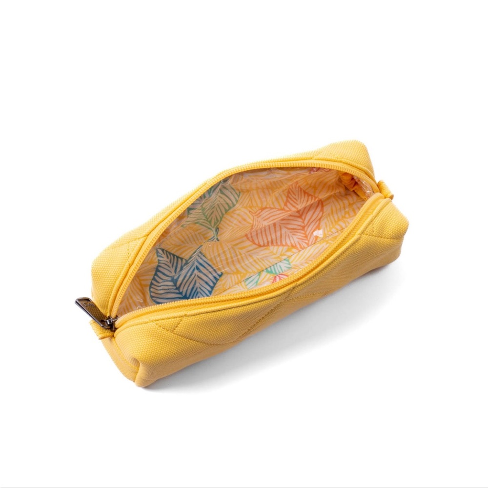 COPY - COPY - NWT Lug Jib Matte Luxe Vegan Leather Zip Pouch in Banana 🍌 - Picture 7 of 8